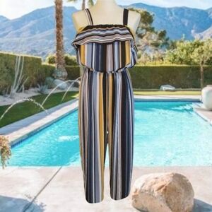 Striped Summer Jumpsuit